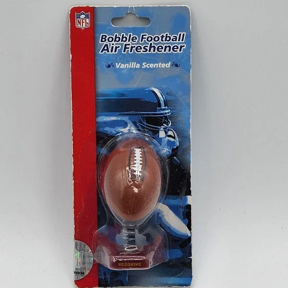 Washington Redskins‎ NFL Football Bobble Air Freshener Vanilla Scented 2005