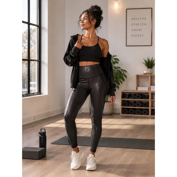 Lululemon Align High Rise Radiate Foil Print French Press Athleisure Size 14
