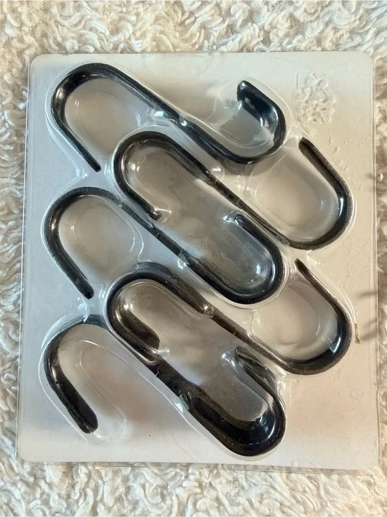 FREE w/$15+ purchase. Set of Black S-Shaped Hooks