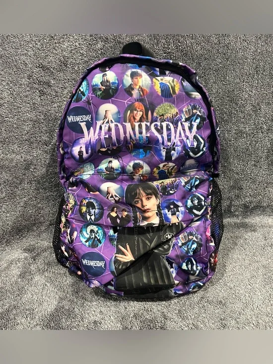 Wednesday Addams themed backpack