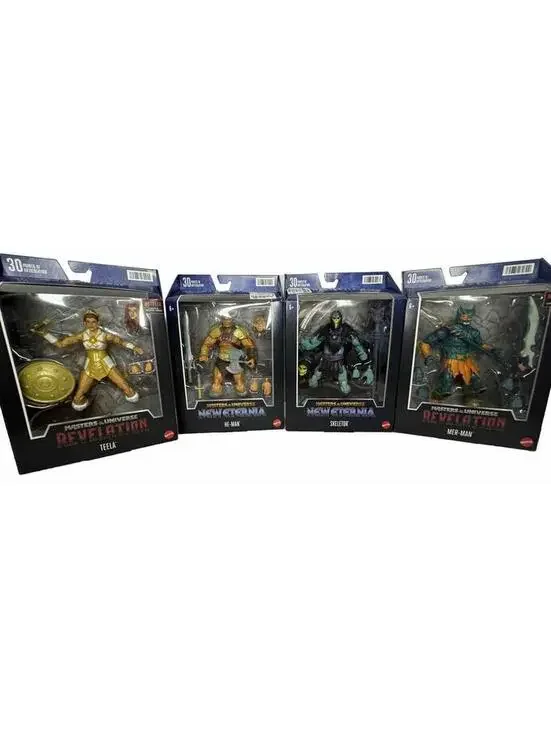Masters of the Universe Masterverse Collection: Mer-Man, He-Man, Skeletor, Teela