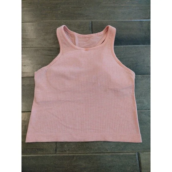 LULULEMON Women's Ebb To Street peach waist racerback tank top - 6