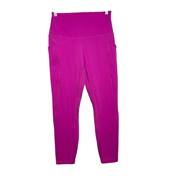lululemon athletica Magenta High-Rise Leggings with Side Pockets