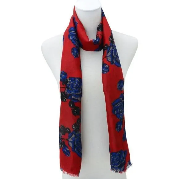 J Francis Scarf Red and Blue