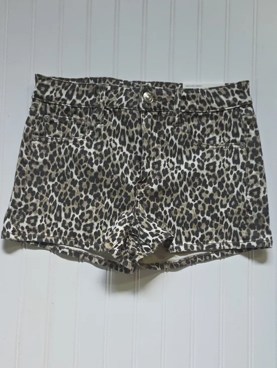 NWT American Eagle Leopard Print Next Level Stretch Shorts - Size 10