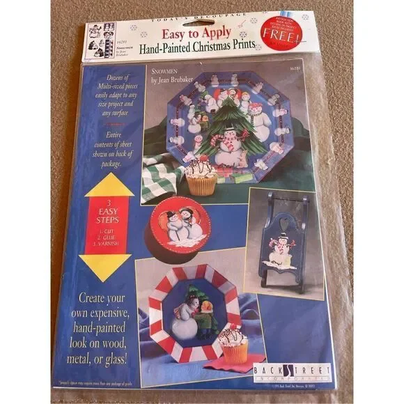 Hand Painted Christmas Prints