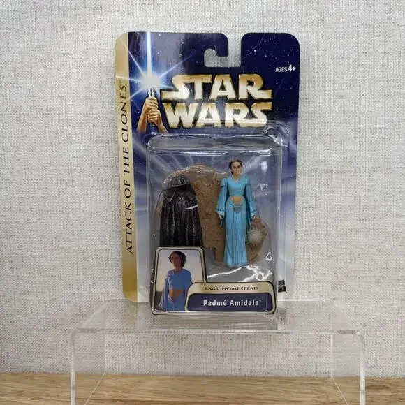 Star Wars Attack the Clones Padmé Amidala Figure 2003 Hasbro New Lars Homestead