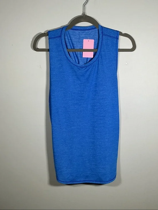 Lululemon Blue Racerback Tank | Open Back Detail | Athletic Top