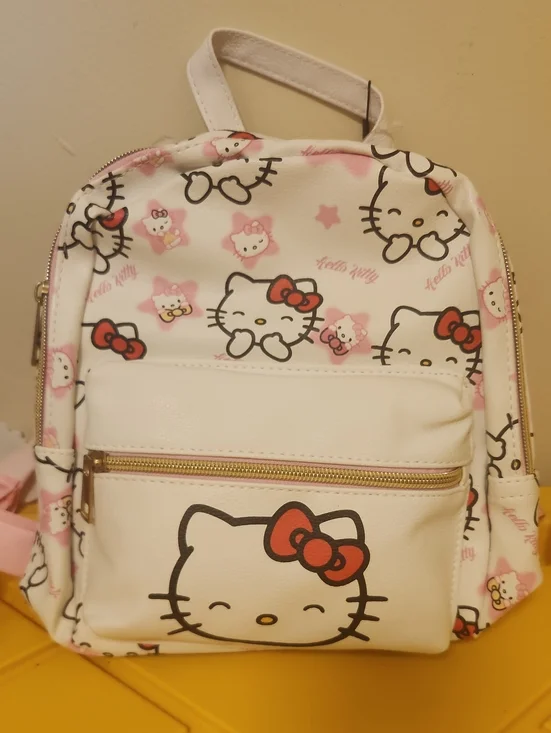 Hello Kitty White, Pink & Red Kids Mini Backpack