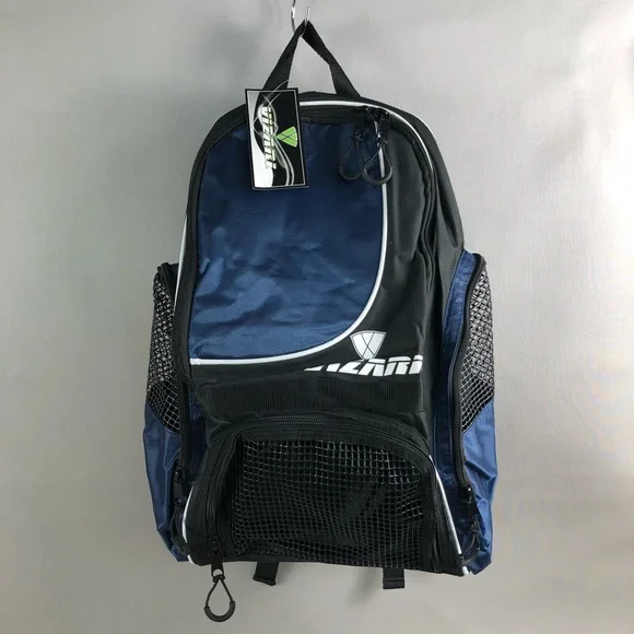 Vizari Solano Navy Blue and Black Sports Backpack