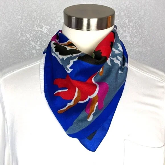 Vintage Lou Lou Cacharel Square Scarf 23