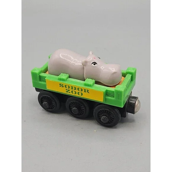Thomas & Friends Hippo Car Wooden Railway Sodor Zoo Friends Engine Opens Mouth