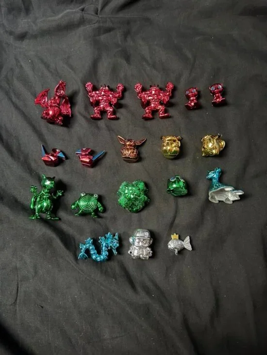 Virtua Pokemon Plastic Plating Figure Crome Lot