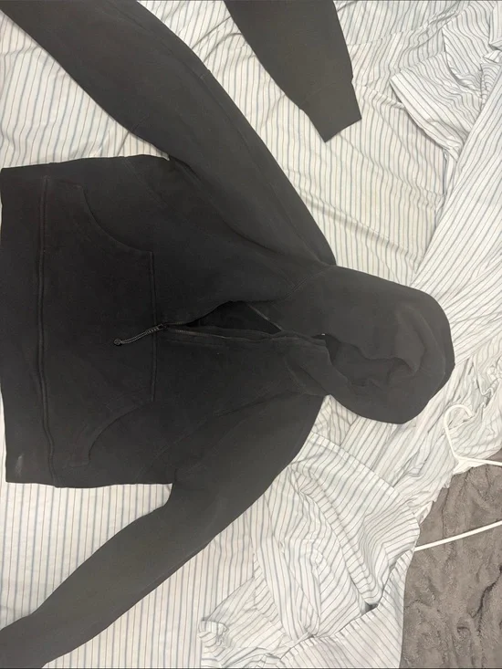 lululemon athletica Black Full-Zip Hoodie with Hood