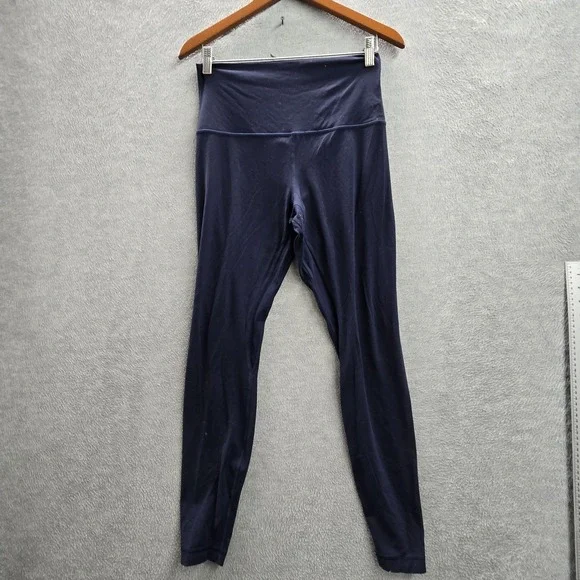 Lululemon Women Activewear Pants 10 Navy Blue Yoga Align Legging 25