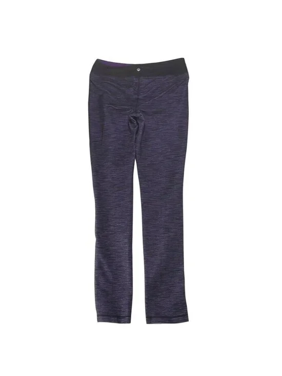 Lululemon Athletica Purple & Black Heathered Leggings