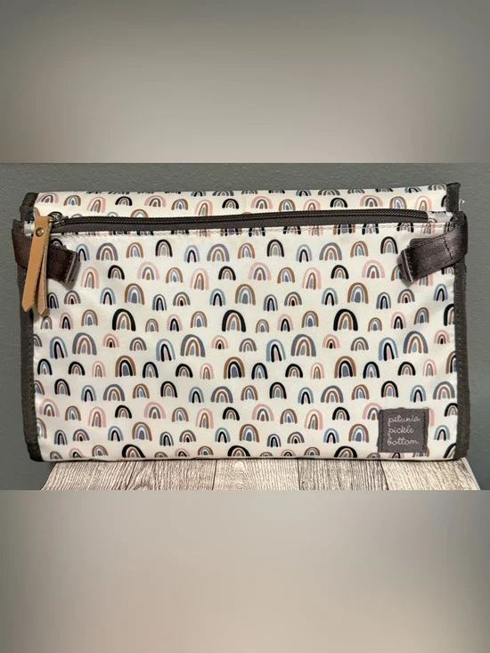 Petunia Pickle Bottom Nimble Diaper Clutch Wristlet in Rainbow Unity Print