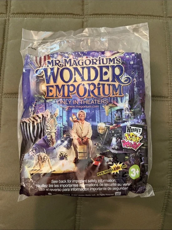 NEW🤩2007 Wendy's Kids Meal Mr. Magorium's Wonder Emporium Green Photo Frame
