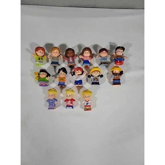 Fisher Price Little People  LOT of 14 Random Toy Bundle Helpers Kids Family