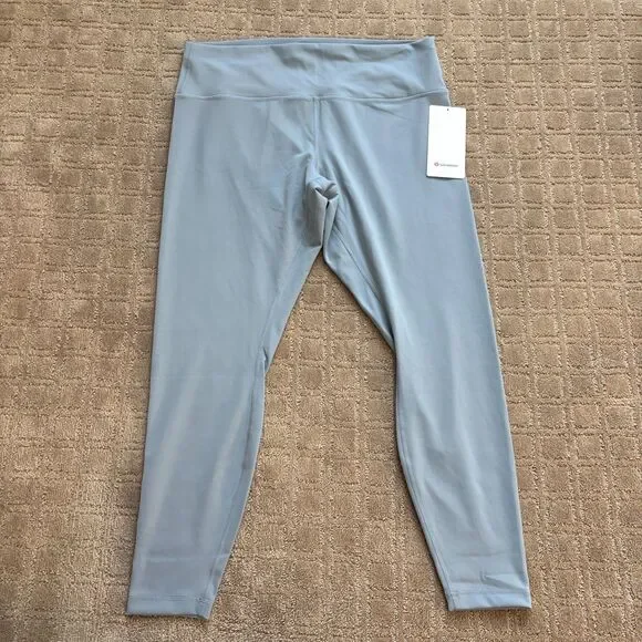 Lululemon Wunder Train High Rise Tight Legging Women's 18 Gray 28