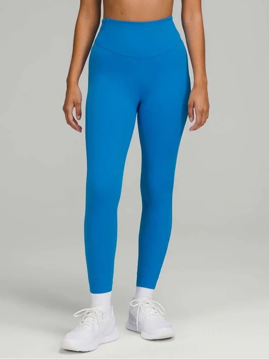 Lululemon Base Pace High Rise Blue Poolside Performance Athletic Legging 4
