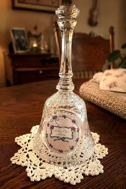 Vintage Crystal Bell - 