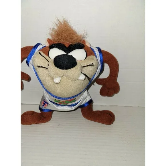 Vintage Space Jam 1996 Taz Plush McDonald's Toy Looney Tunes Tasmanian Devil