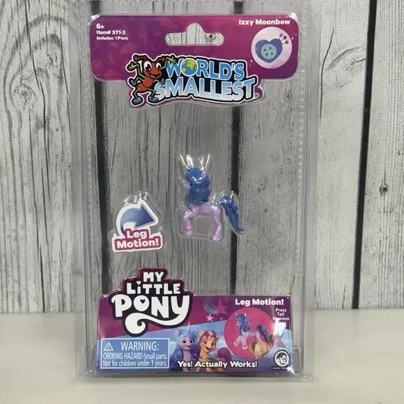 World's Smallest My Little Pony IZZY MOONBOW Micro Figure Horse Leg Motion