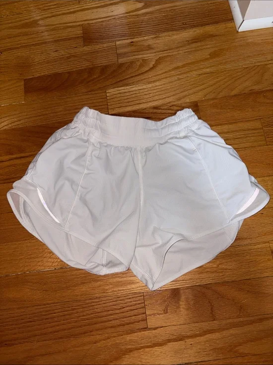 Women’s White Lululemon Shorts