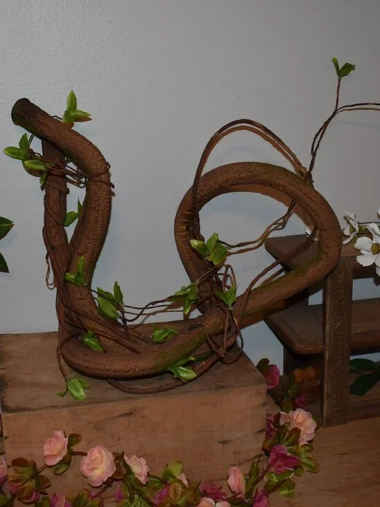 Realistic 6ft Bendable Faux Cottagecore Jungle Vine Decor