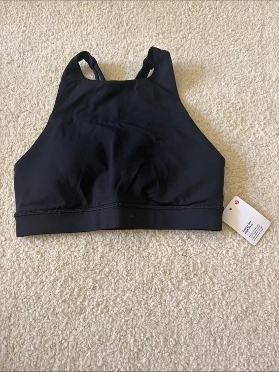 lululemon athletica Energy Bra High Neck in Black