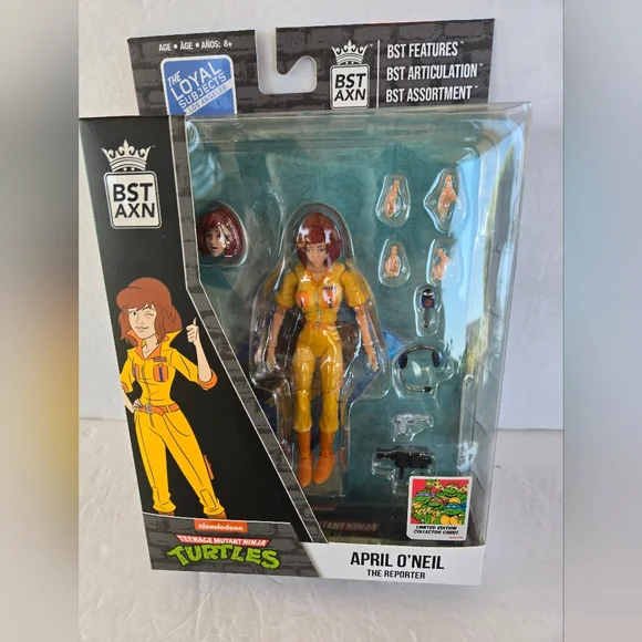 TMNT BST AXN Figure April O NeilNew IN BOX