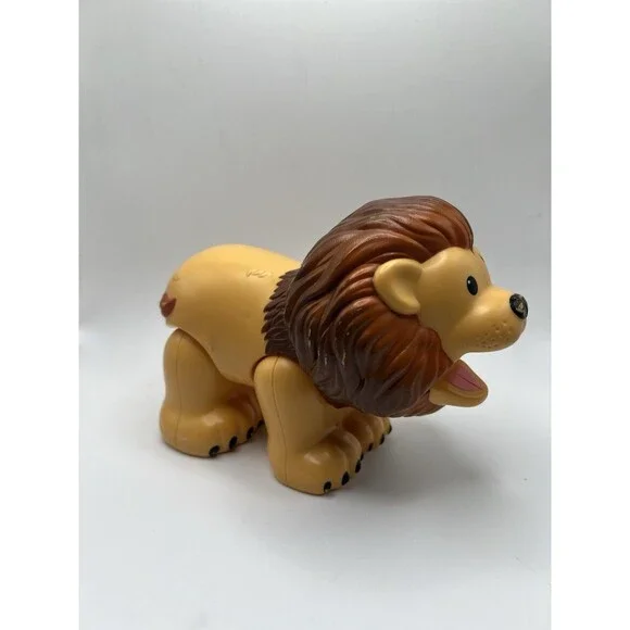 Little People Big Zoo Talker Animals Snoring Lion Tested and Works 2015