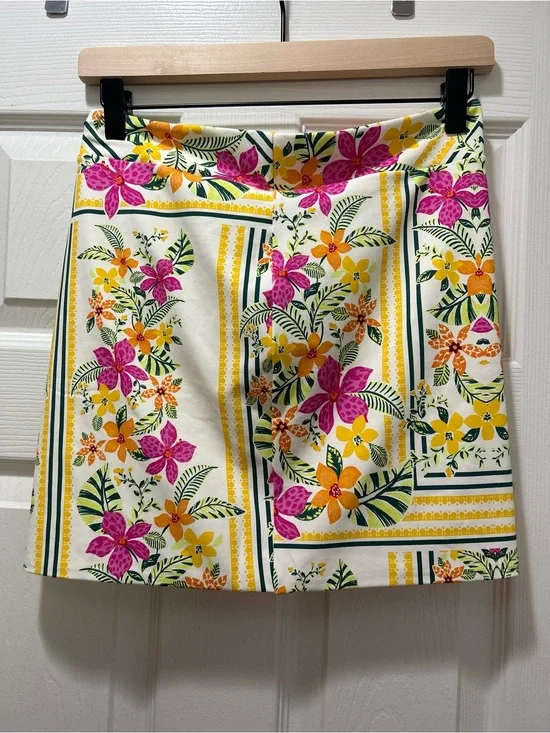 Tropical Royale Floral Swim Resort Coverup Skirt