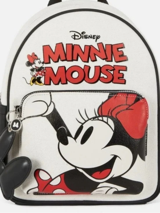 Disney Minnie Mouse Kids Backpack in Red, Black & White