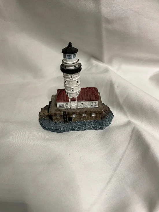 This Little Light of Mine Miniature Lighthouse Figurine Chicago Harbor Illinois