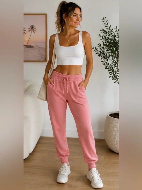 Lululemon Stretch High-Rise Jogger – Pink – Size
