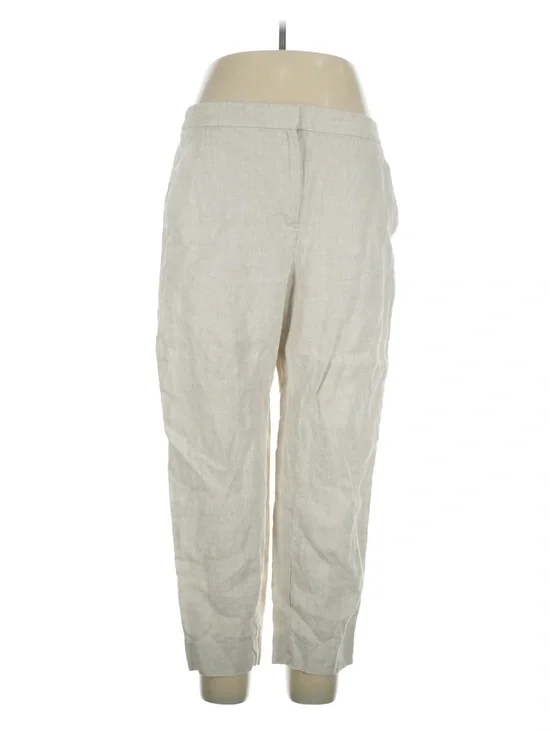 Linen Straight-Leg Pants