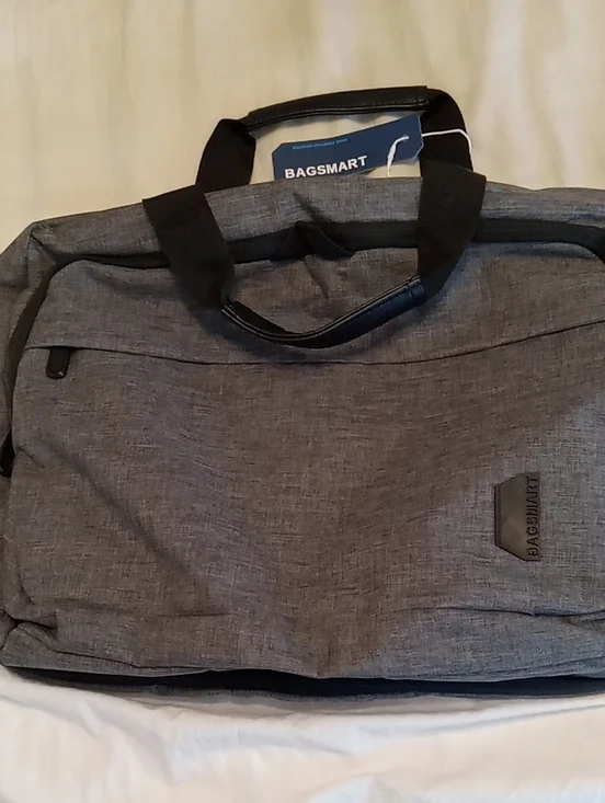 NWT  Smartbag Men’s Gray Luggage Bag. Travel, Versatile