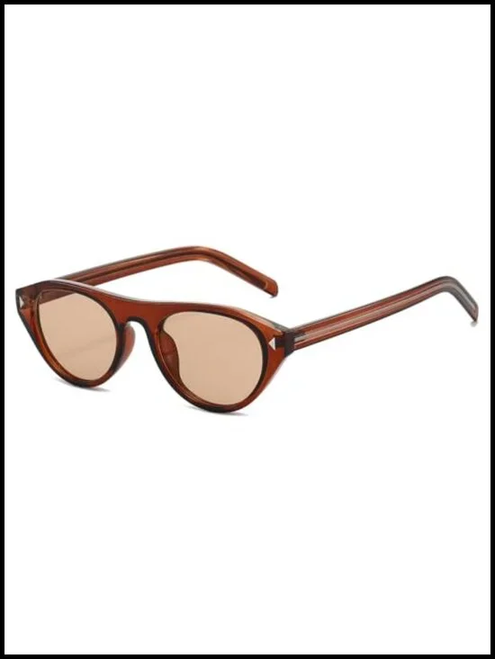 Vintage Cat Eye Sunglasses UV400 Oval Retro Frame Unisex
