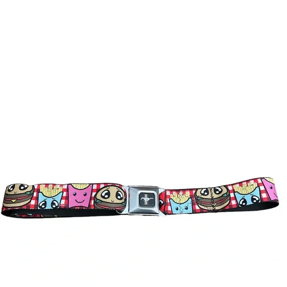 Buckle-Down burger & fries adjustable belt