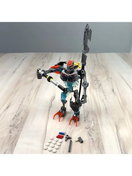 2015 LEGO Bionicle 70791 Skull Warrior INCOMPLETE Missing Bow Pieces Masks READ