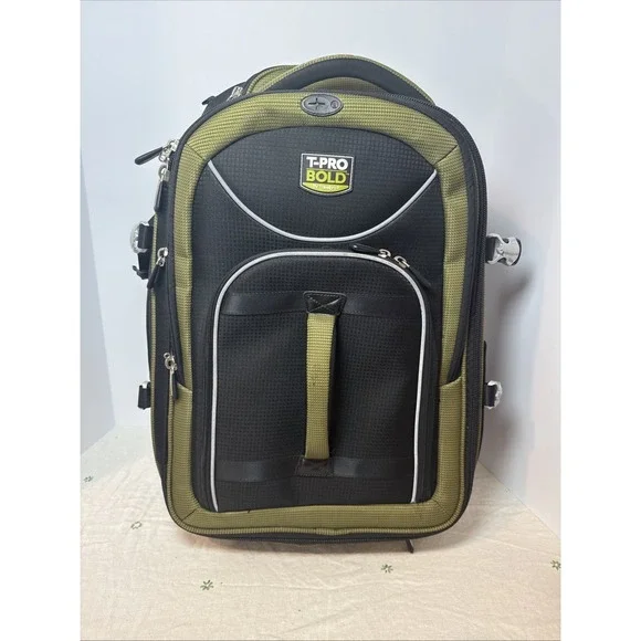 TraVeLPrO LUGGaGE T-PrO BOLD‎ 22 INCH EXPanDaBLe ROLLaBoarD BaG, BLacK/Green