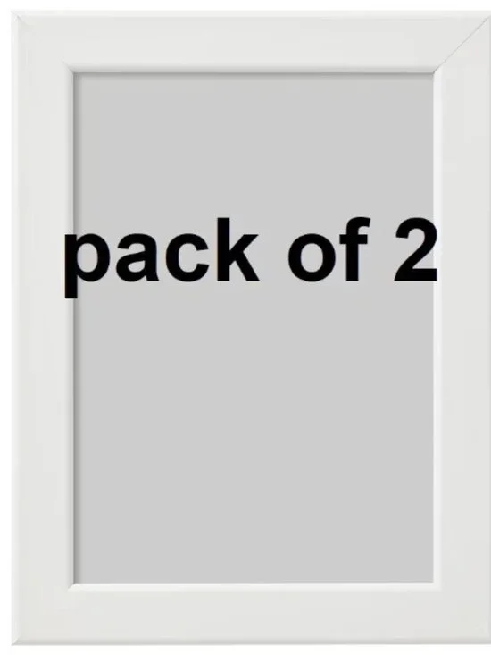 2-Pack FISKBO 902.956.63 Frame, white, 5x7 
