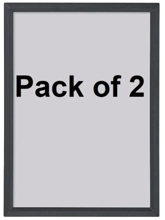 2-Pack YLLEVAD 904.297.71 Frame, black, 5x7 