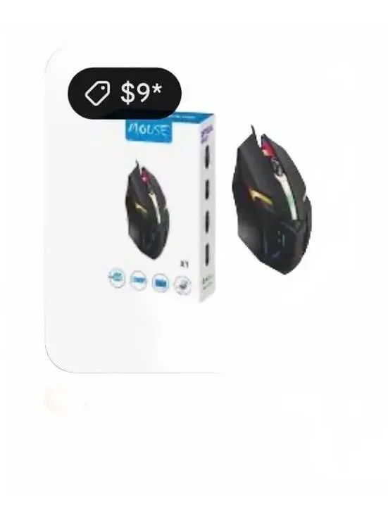 USB Optical Gaming Mouse with 7 Color LED Light