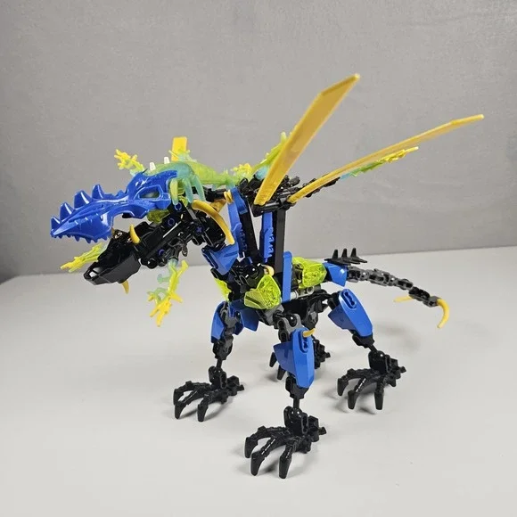 LEGO Hero Factory Dragon Bolt 44009 Brain Attack Blue Dragon Bionicle Preowned