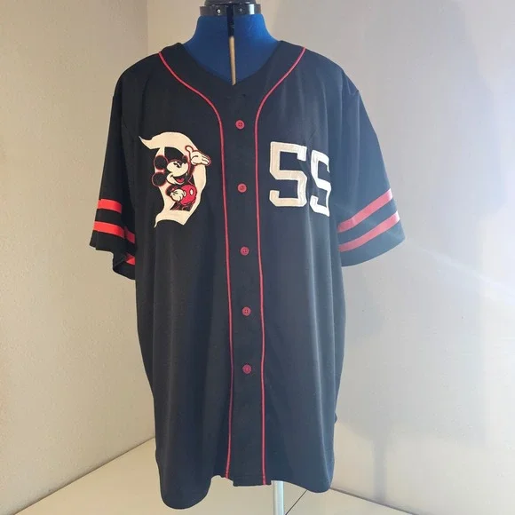 Disney‎ Parks adult large, short sleeve, Mickey Disneyland baseball jersey