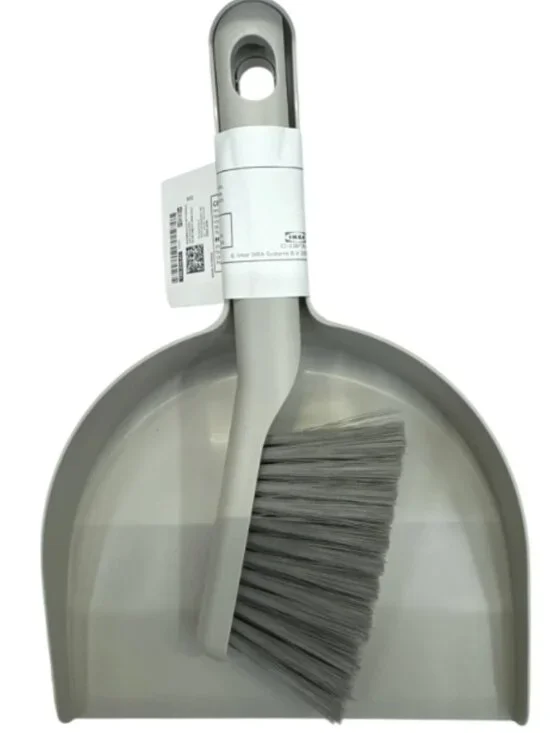 PEPPRIG 105.270.87 Dust pan and brush, gray