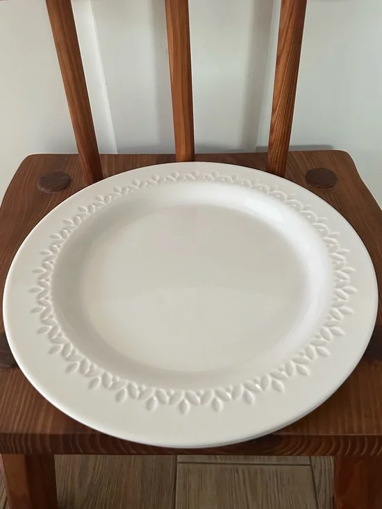 Set of 2 IKEA PARADISISK Tempered Glass Dinner Plate Pink France Inma Bermudez